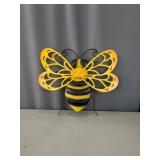 Metal Bee Wall Decor 16" Wide x 14" Tall