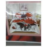 New King / Queen 7 Pc Rose Comforter Set
