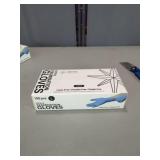 100 Blue Nitrile Examination Gloves Latex and