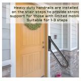 New 2Pcs 28"Long Handrail for 1-3 Step
