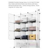 New 12 CUBE portable  storage. 14" x 14" cubes