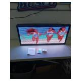 LED SIGN....  40" X 18"  (used) with remote and