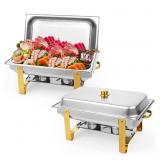 NEW IN BOX Chafing Dish Buffet Set of 2,