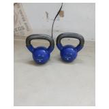 (2)  15 puund Dumbbell weights