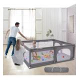 NEW IN BOX Baby Playpen 70" x 60", Grey