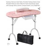 New Portable Folding manicure desk with carrying