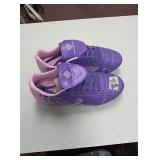 New size 1 pink and purple cleats