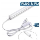 New 8 Pk LED Shop Lights, 4 ft 2200lm 4000K