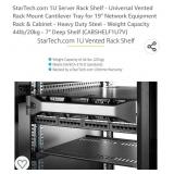 NEW 19" Network Equipment Rack, 7" Deep Shelf