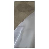 48" Round Table Protector, Frosted, *has small