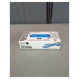 100  Large Blue Nitrile Examination Gloves Latex