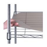Set of 4, Wire Shelf Liner 18" X 36", Black
