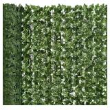 Artificial Ivy Privacy Fence, 118x69in Artificial