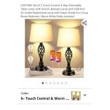 COSTUBE Set of 2 Touch Control 3-Way Dimmable