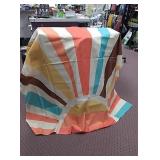 New  fabric shower curtain with hooks