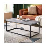 NEW 40" Concrete Like Coffee Table