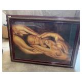 Hands holding baby photo 42"x30"