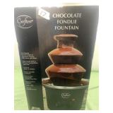 Chocolate fondue fountain new in box- box has