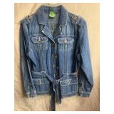 Ladies jean jacket size small