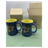 2 taz coffee mugs in boxes