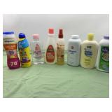 Beauty lot- soap, baby wash, sunscreen, and more