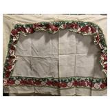 Apple curtains and valance