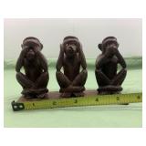 Wooden monkeys