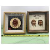 Korean masks shadow boxes