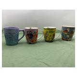 4 coffee mugs