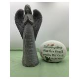 Angel & stone garden ornaments