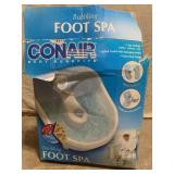 Conair bubbling foot spa