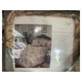 Palm tree 7 piece comforter set - king