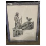 Shepard and wolves photo-18"x22"