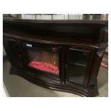 Fireplace mantel and insert- 57" long, 36" tall