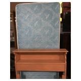 Twin size headboard, mattress, box spring and
