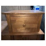 Single drawer cabinet 17" wide, 18" deep, 10"