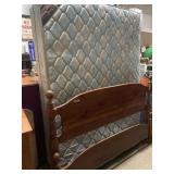 Full size headboard and footboard, mattress and