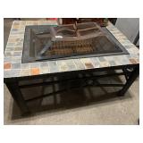 Firepit with some fire wood- 36"x27" 17" tall