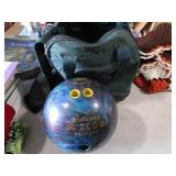 Brunswick Bowling Ball with Case