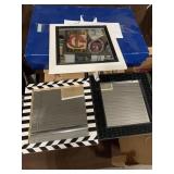 3 small decorative mirrors