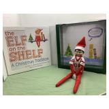 The elf on a shelf book and elf
