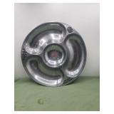 Wilton Armatale Divided Chip and Dip Tray