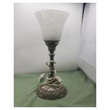 Silverplate Base Lamp