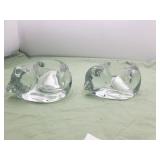 2 Cat Candle Holders