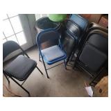 10 Folding Chairs / Assorted