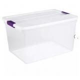 Cracked*  Sterilite 66qt ClearView Latch Box