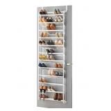 NEW Over The Door Shoe Organizer 36-Pair, White