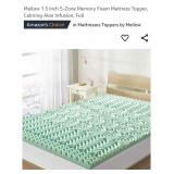 Mellow 1.5 Inch 5-Zone Memory Foam Mattress