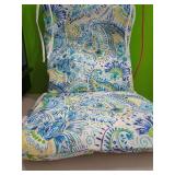 Outdoor Chair Cushion Seat& Back,18" W