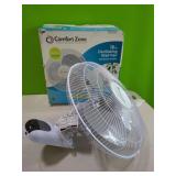 New 16" Oscillating Wall Fan with Remote Tested